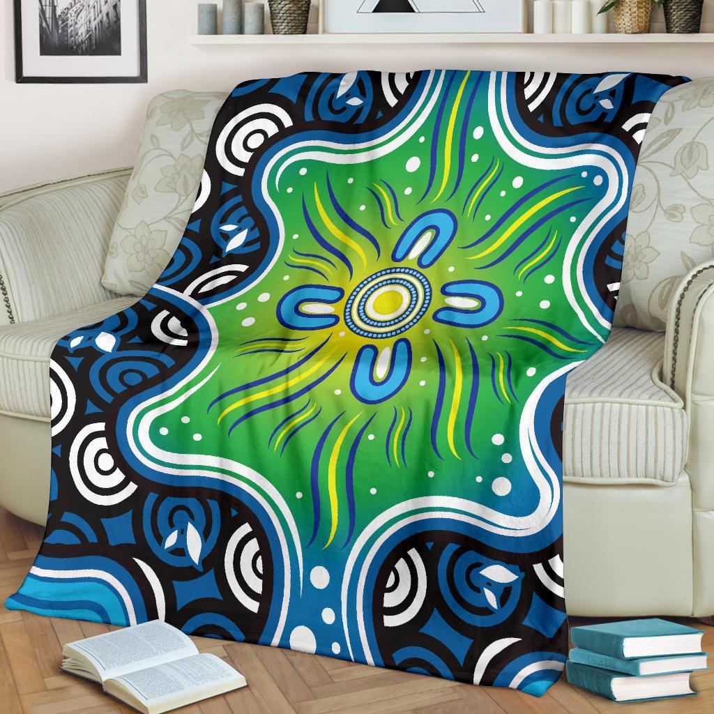 aboriginal-premium-blabnket-indegenous-dot-painting-art