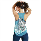 Maori Manaia The Blue Sea Women Racerback Tank - Vibe Hoodie