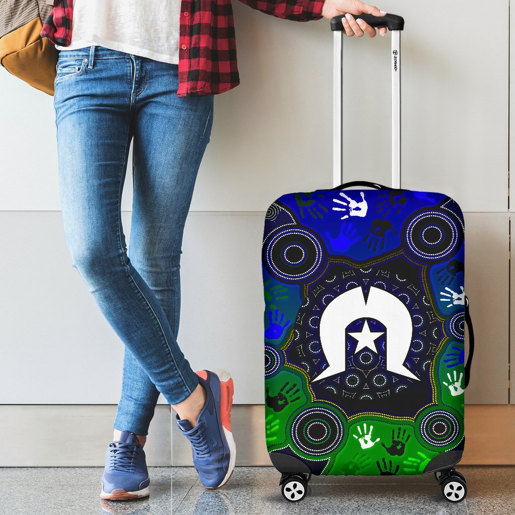 aboriginal-luggage-covers-torres-strait-symbol-with-indigenous-patterns