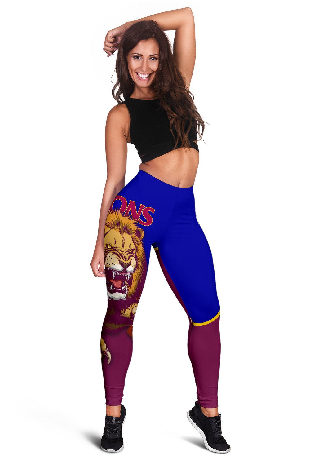 brisbane-womens-leggings-lions-three-stripes