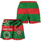 South Sydney Rabbitohs Indigenous Women Shorts Country Style No.1 - Vibe Hoodie
