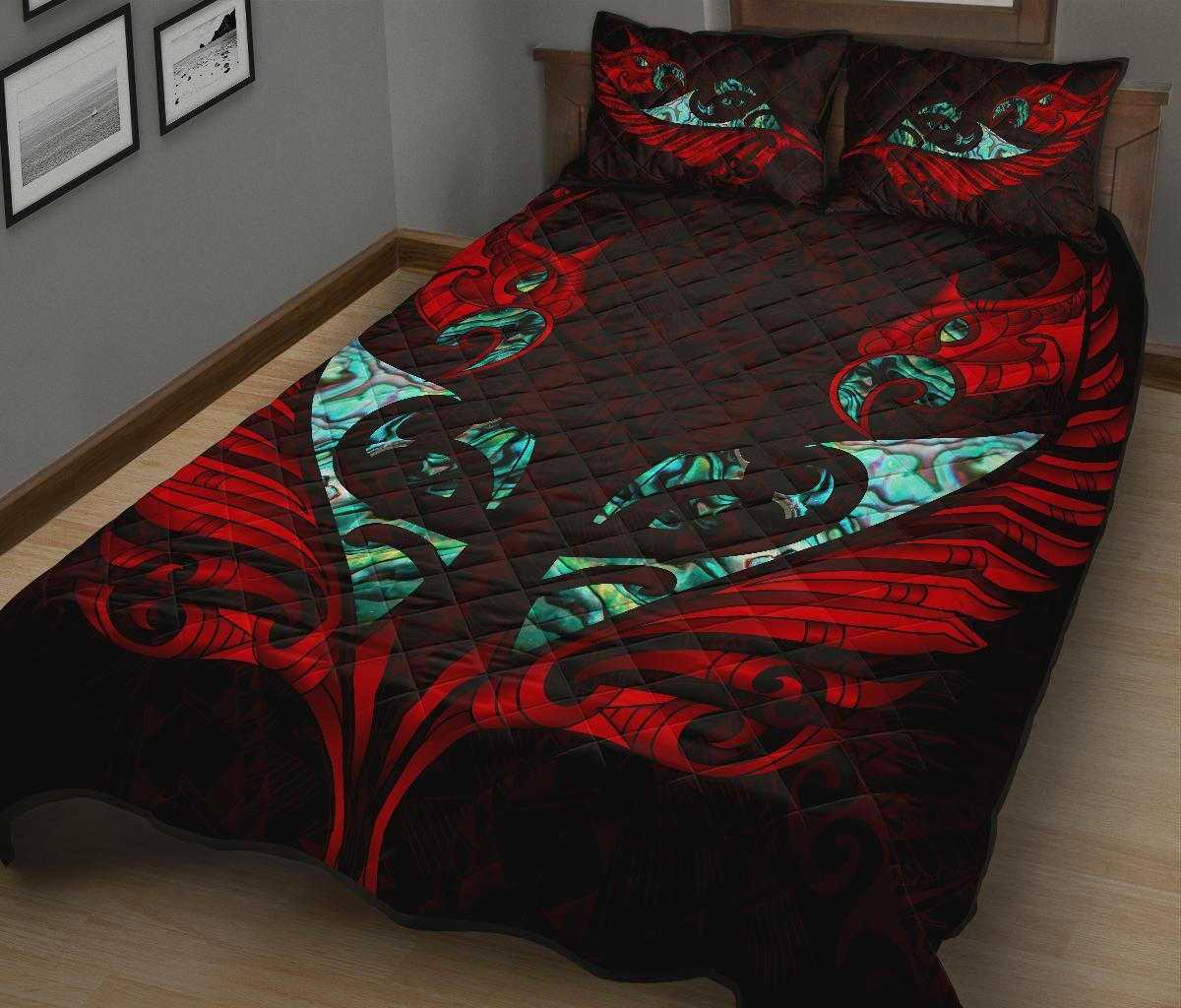 new-zealand-quilt-bed-set-manaia-paua-fern-wing-red