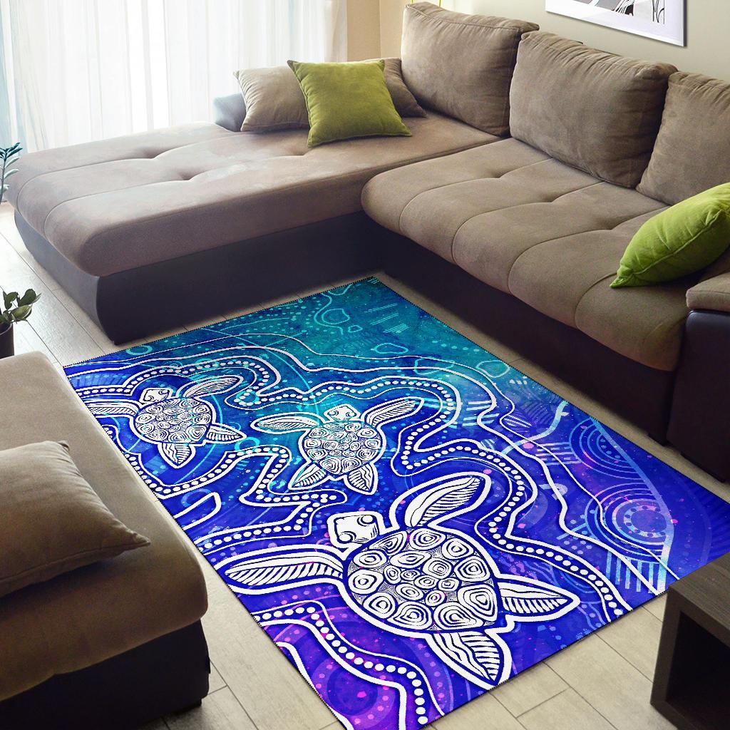 aboriginal-area-rug-sea-turtle-with-indigenous-patterns-blue