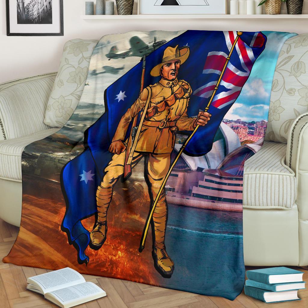 anzac-premium-blanket-australian-soldier