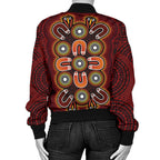 aboriginal-womens-bomber-jacket-aboriginal-dot-painting-flowers-style