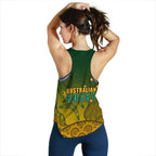 Australia Women'S Racerback Tank, Aboriginal Australian Rugby Tank Top - Vibe Hoodie
