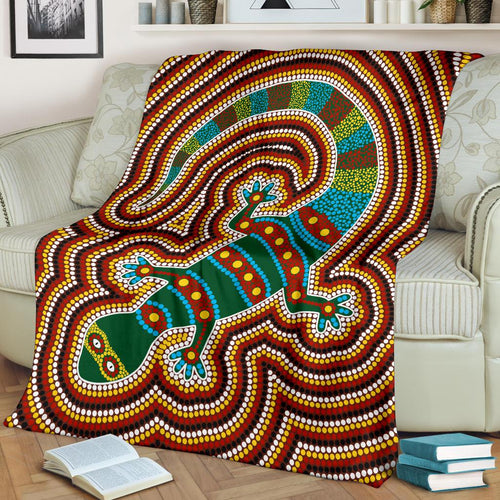 aboriginal-premium-blanket-lizard-dot-painting-patterns