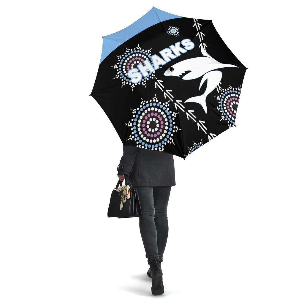 cronulla-all-over-print-umbrellas-sharks-simple-indigenous-black