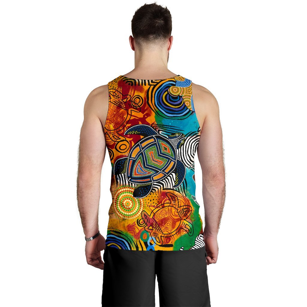 aboriginal-mens-tank-top-turtle-indigenous-art