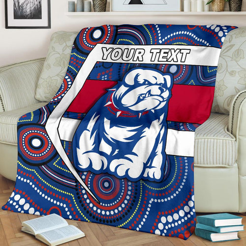 custom-personalised-western-football-bulldogs-premium-blanket-redamancy-indigenous-australian