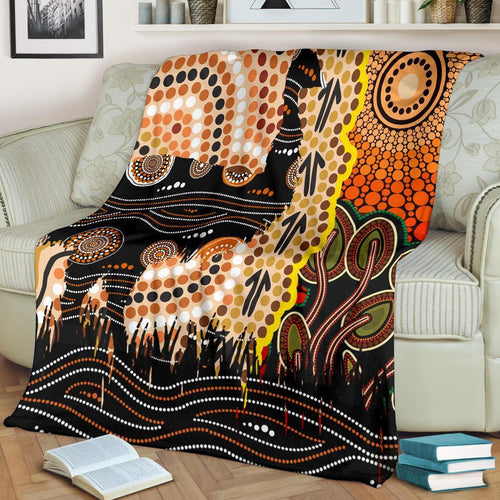 premium-blanket-australian-aboriginal-sun-and-emu