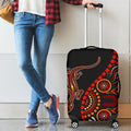 aboriginal-luggage-covers-aboriginal-lizard-with-dot-painting-patterns