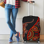 aboriginal-luggage-covers-aboriginal-lizard-with-dot-painting-patterns