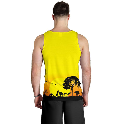 custom-text-mens-tank-top-sunset-australia-view