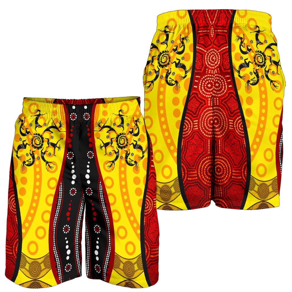 aboriginal-mens-short-dreamtime-koori-dance-dot-acrylic-paint