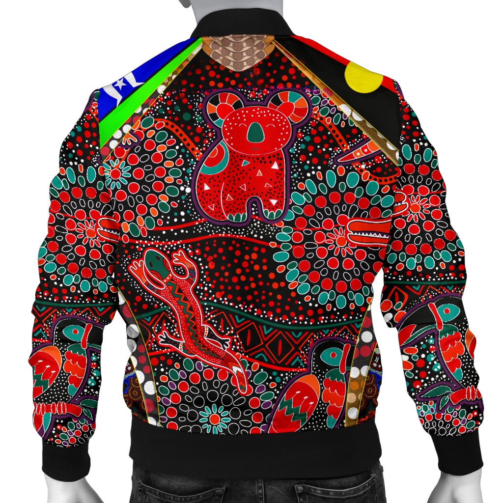 mens-bomber-jackets-aboriginal-animal-dot-acrylic-paint