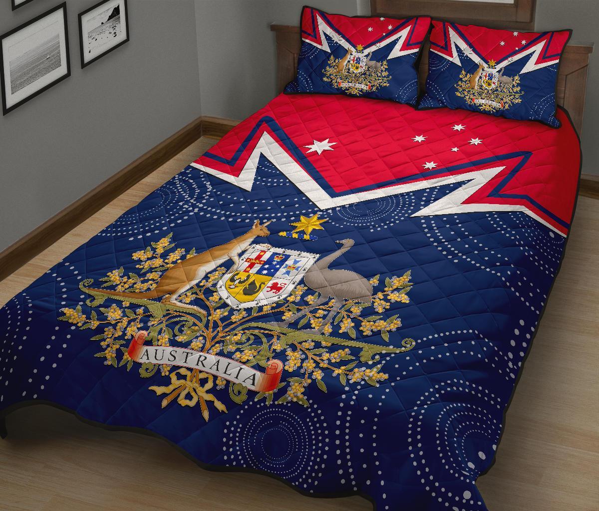 quilt-bed-set-australian-coat-of-arms-flag-color