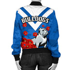 bulldogs-women-bomber-jacket-poppy-flowers