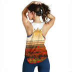 Anzac Day 2021 Women's Racerback Tank - We Will Remember Them - Vibe Hoodie