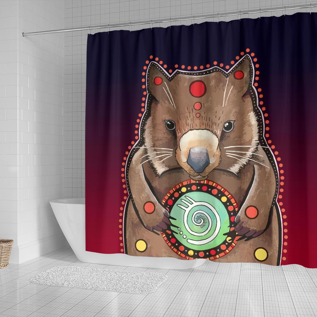 shower-curtain-wombat-shower-curtain-aboriginal-patterns