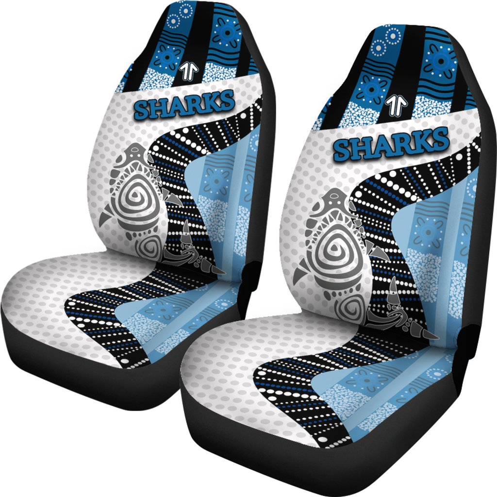 sharks-car-seat-cover