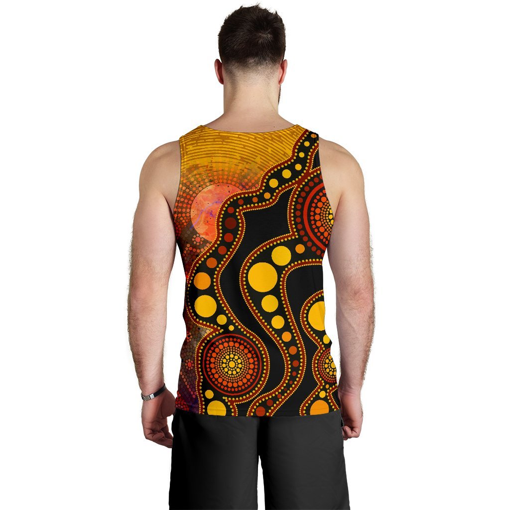 aboriginal-mens-tank-top-australia-indigenous-flag-circle-dot-painting-art-golden