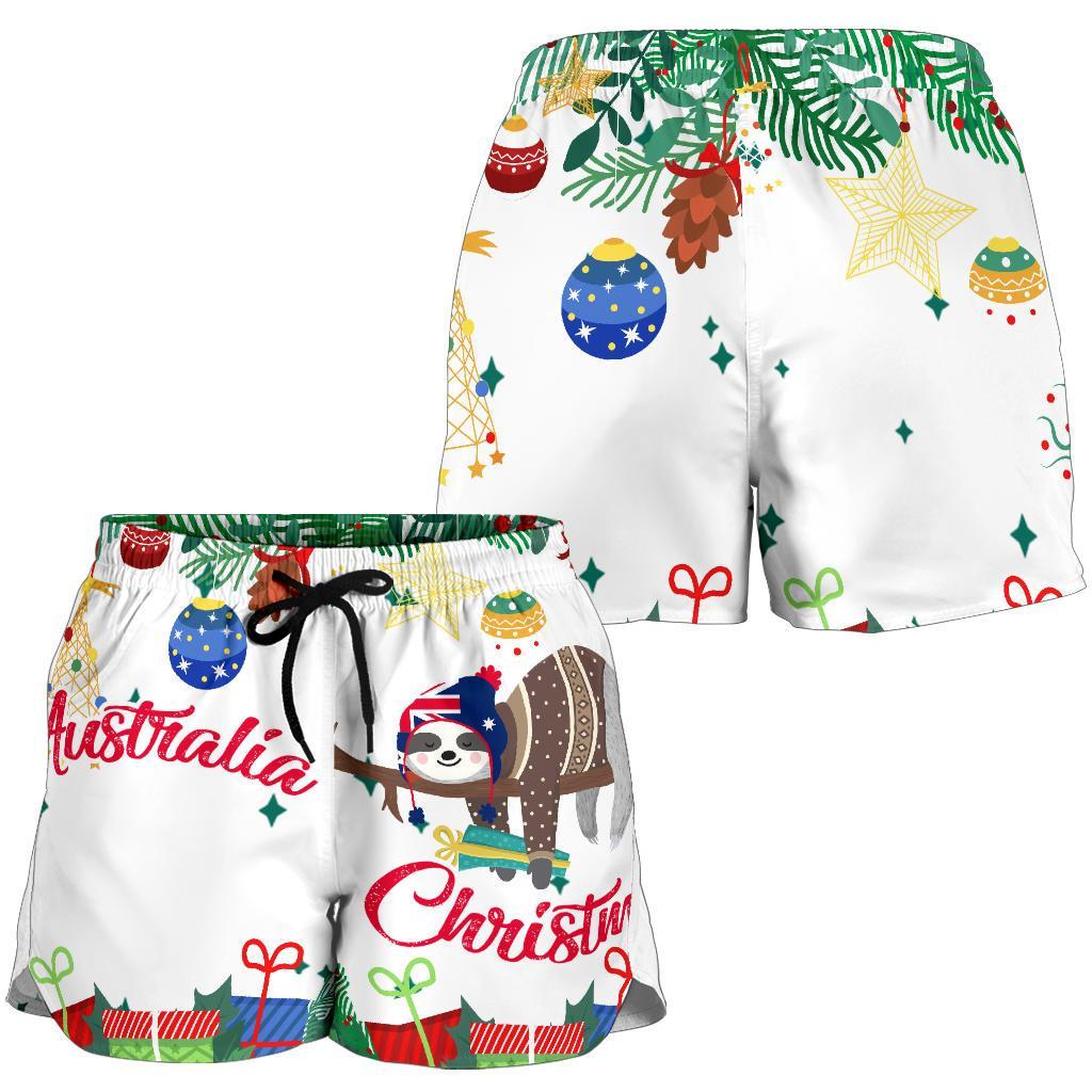 Christmas Women's Shorts White - Merry Christmas - Vibe Hoodie