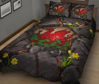 wales-quilt-bed-set-welsh-dragon-daffodil-lava
