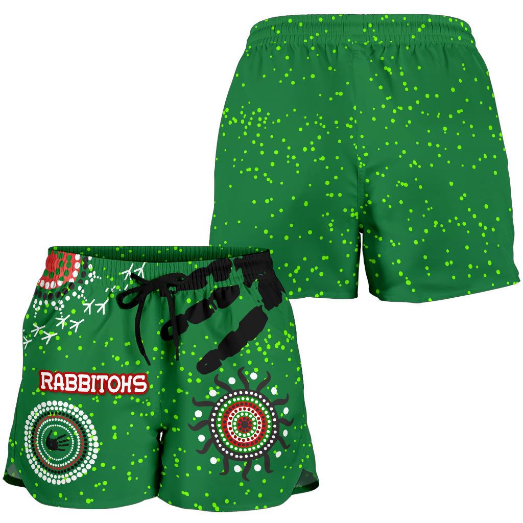 South Sydney Rabbitohs Indigenous Women Shorts Country Style - Vibe Hoodie