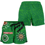 South Sydney Rabbitohs Indigenous Women Shorts Country Style - Vibe Hoodie