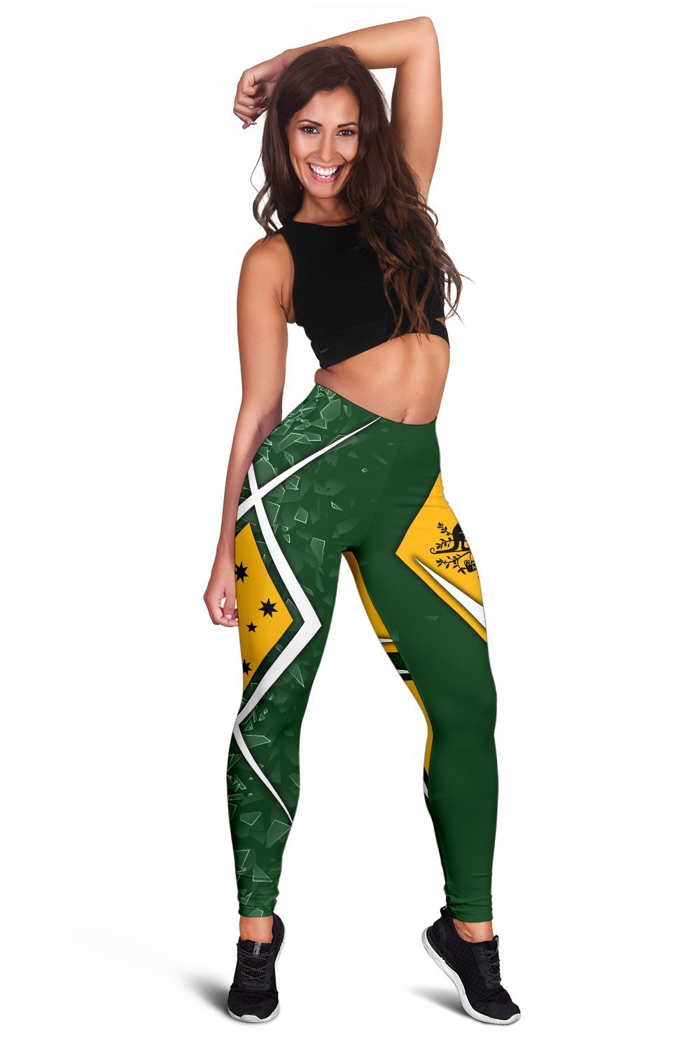 leggings-aussie-flag-green
