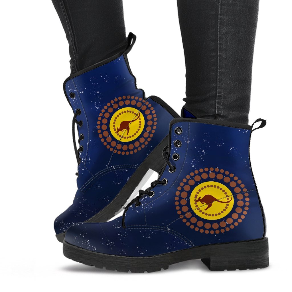 1staustralia-leather-boots-kangaroo-on-the-sun