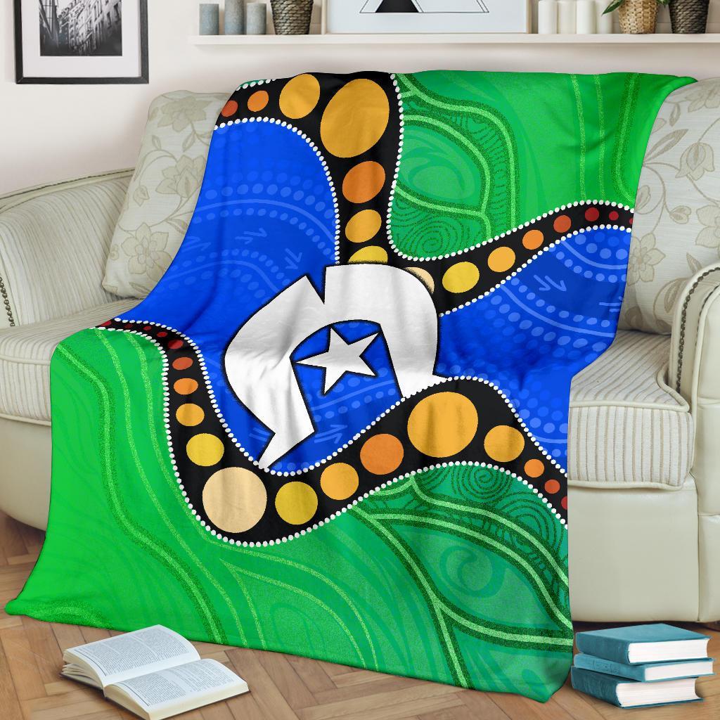 torres-strait-islands-premium-blanket-flag-with-aboriginal-patterns