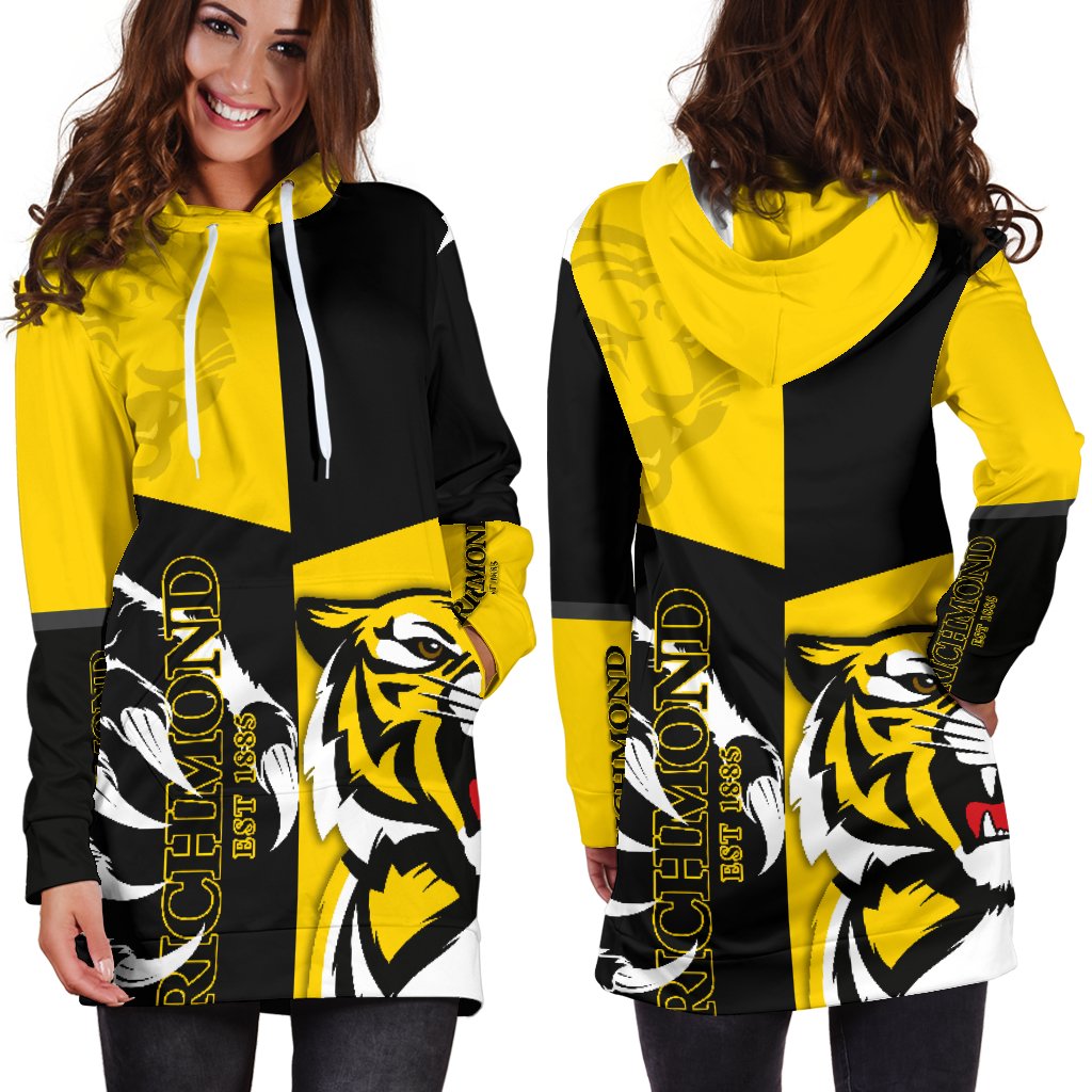 richmond-tigers-womens-hoodie-dress-special-style