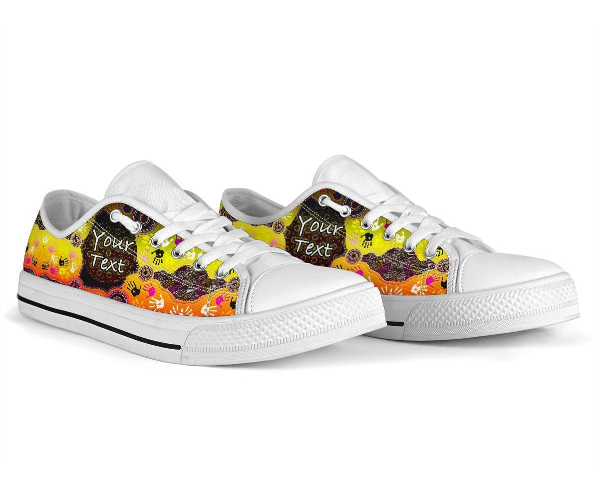 custom-aboriginal-low-top-shoe-indigenous-circle-dot-painting-hand-art-bn18