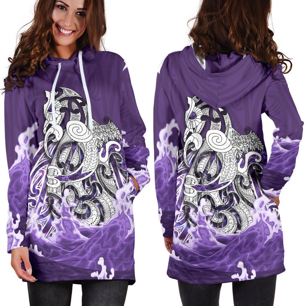 maori-manaia-the-blue-sea-hoodie-dress-purple