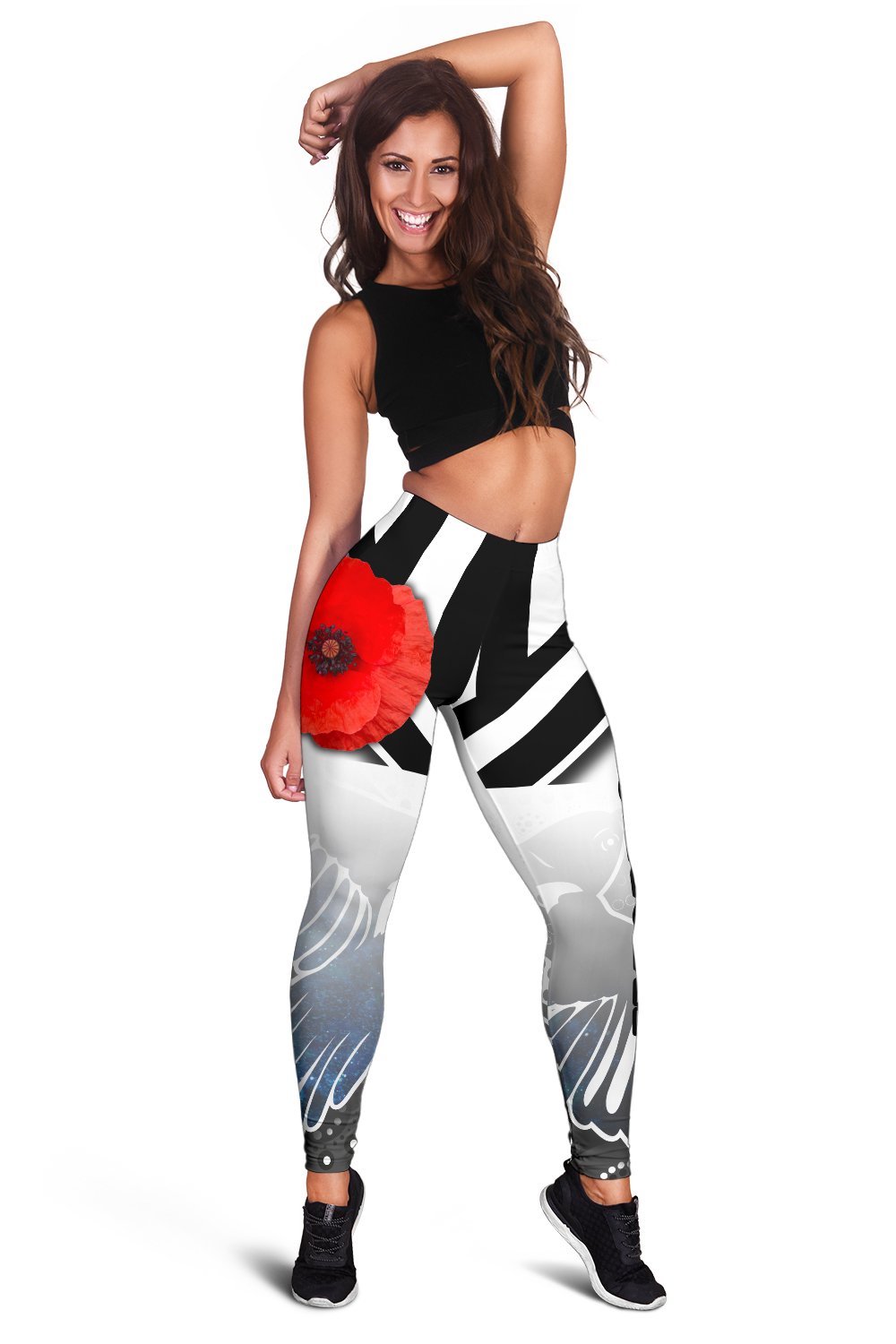magpies-womens-leggings-collingwood-anzac-day-special-version