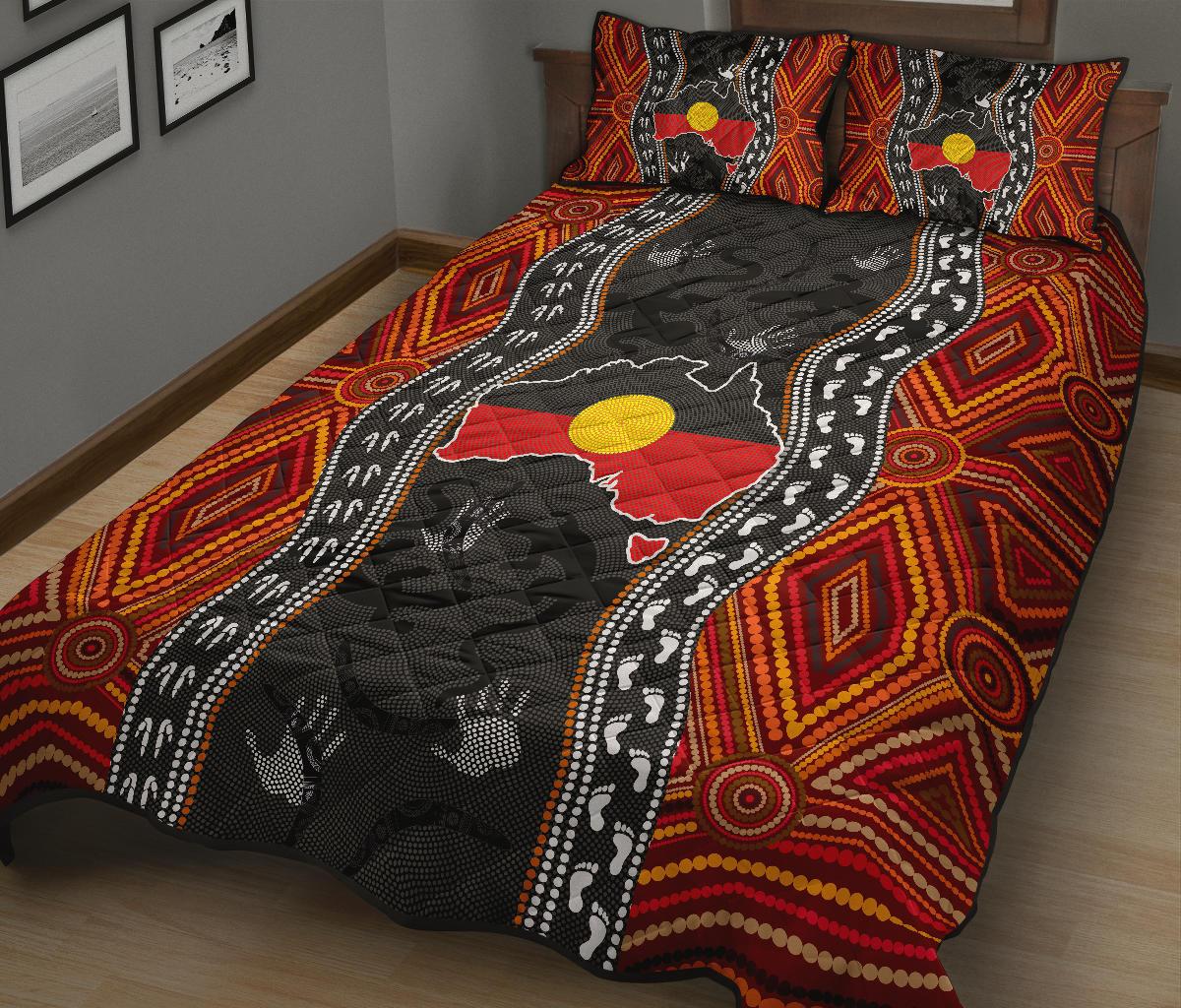 aboriginal-quilt-bed-set-australia-indigenous-map