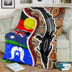 premium-blanket-australian-aboriginal-crocodile-with-naidoc-flags