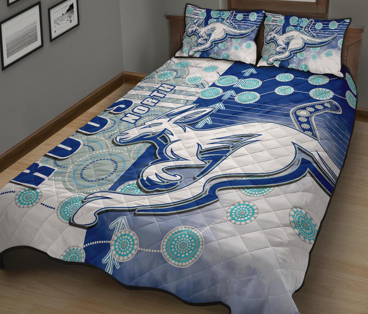 melbourne-kangaroos-quilt-bed-set-indigenous-north-roos