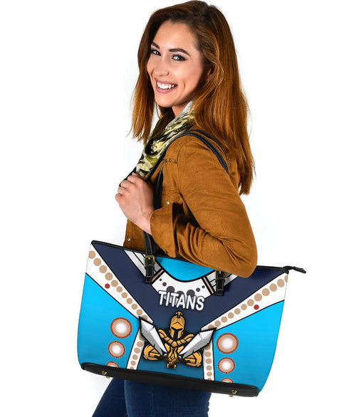 gold-coast-large-leather-tote-titans-gladiator-simple-indigenous