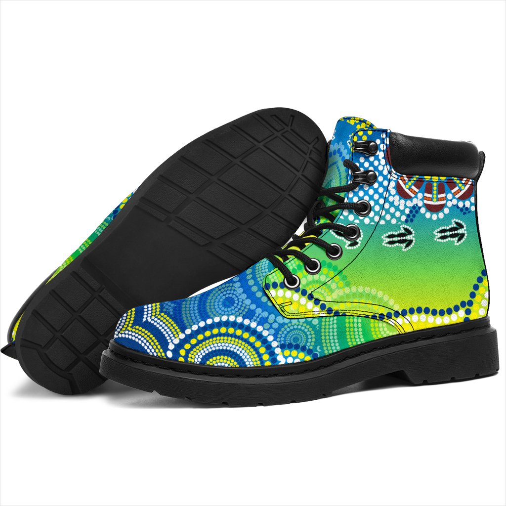 aboriginal-all-season-boots-dot-painting-indigenous-circle-patterns-ver-01