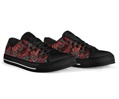 low-top-shoes-aboriginal-animal-dot-acrylic-paint