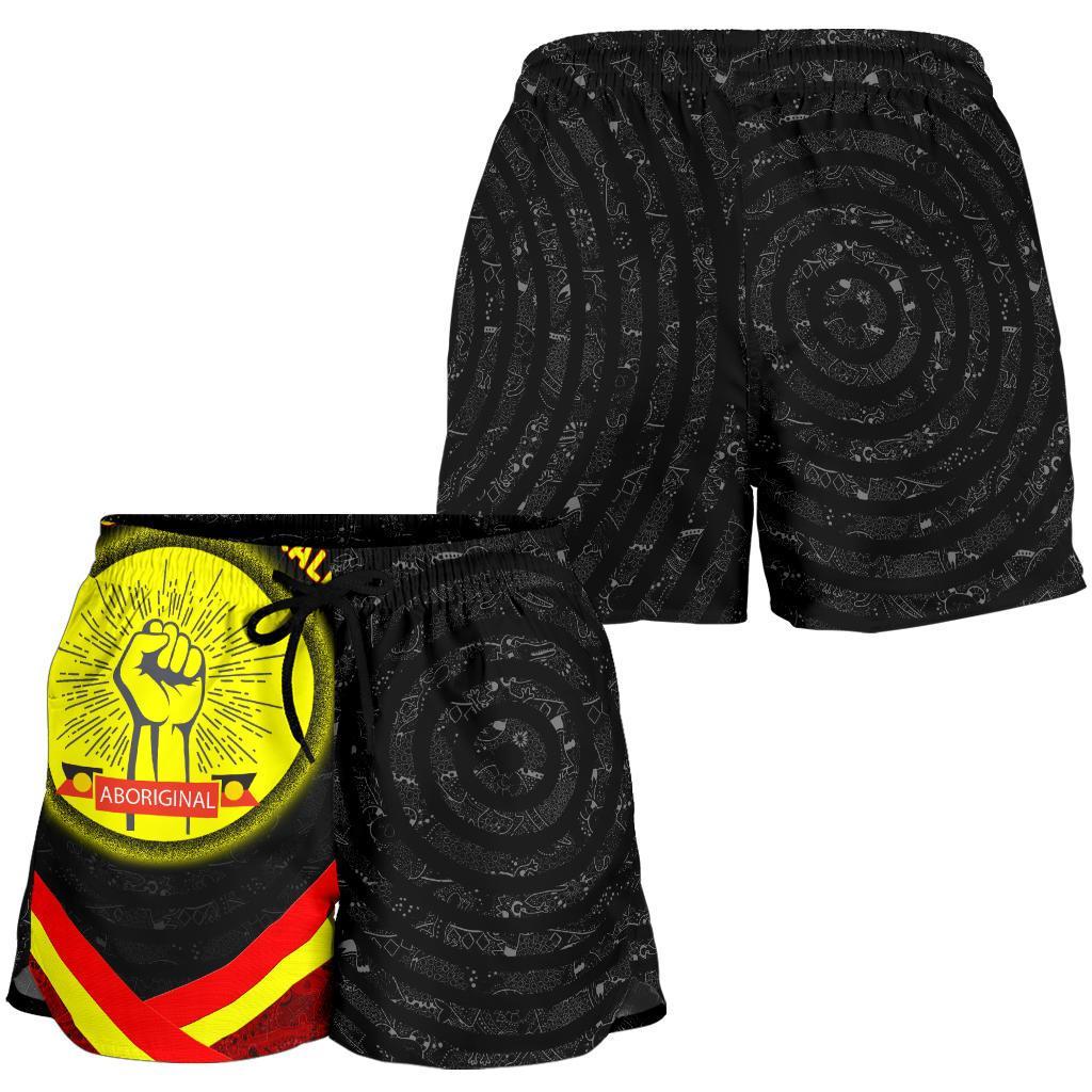 Shorts Women - Aboriginal Flag And Animals Pattern - Vibe Hoodie