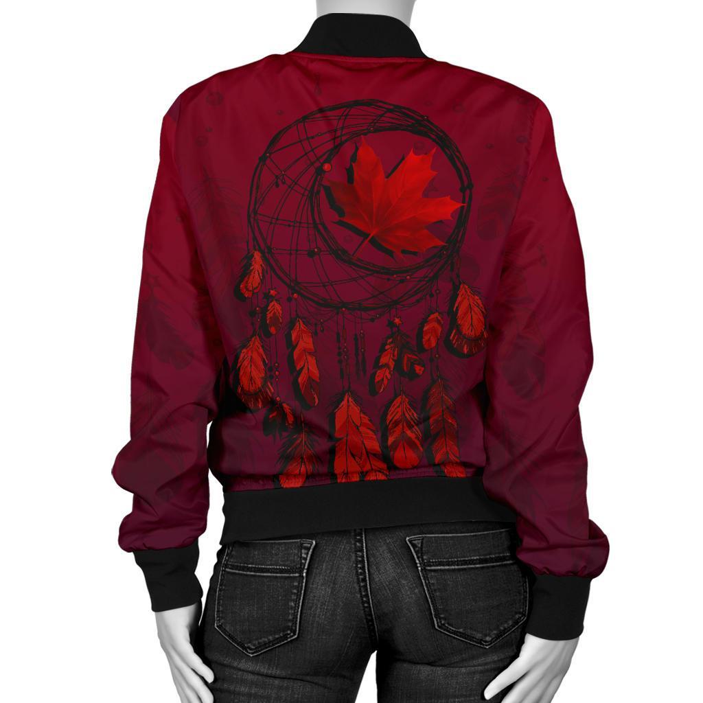 canada-maple-leaf-dreamcatcher-womens-bomber-jacket