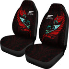 new-zealand-car-seat-cover-manaia-paua-fern-wing-red