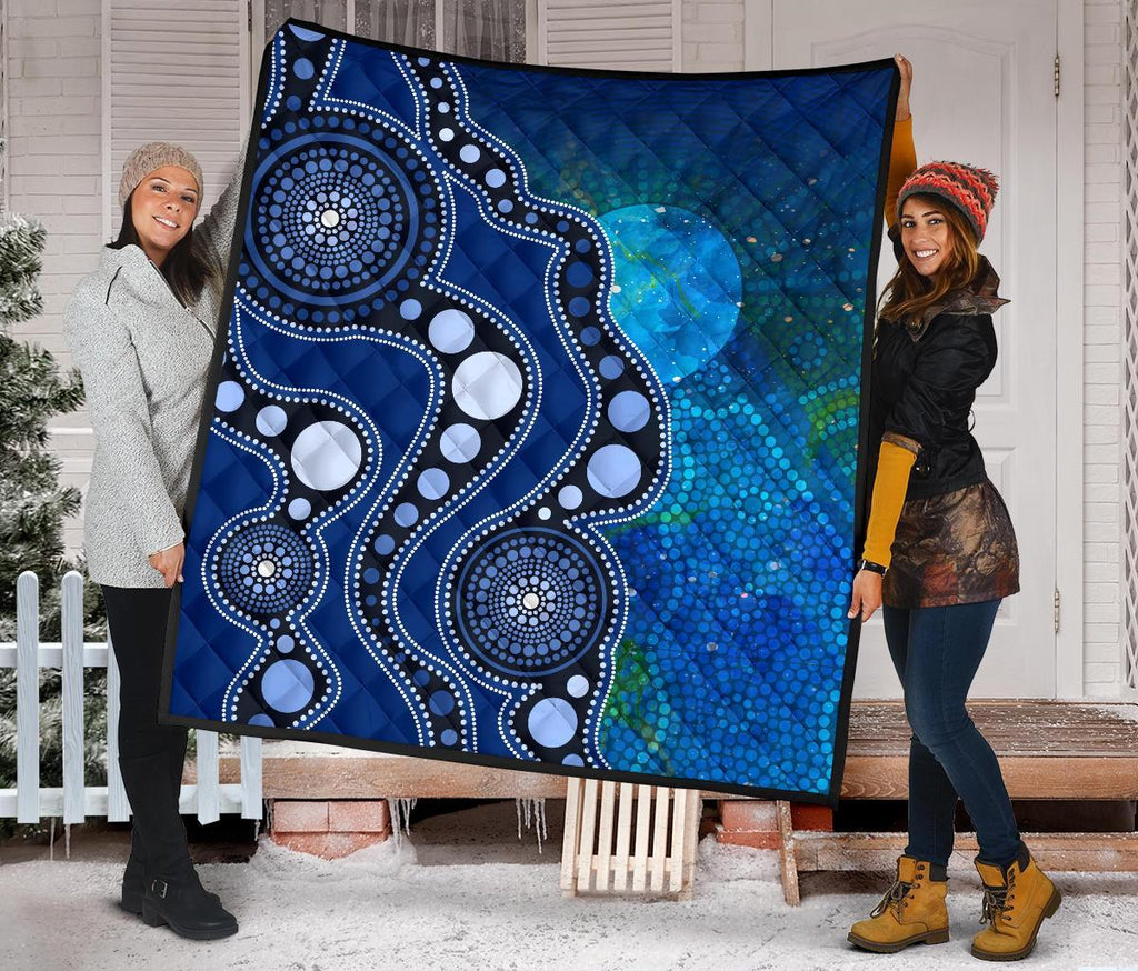 aboriginal-premium-quilt-australia-indigenous-flag-circle-dot-painting-art-blue
