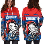 custom-personalised-newcastle-knights-womens-hoodie-dress-aboriginal-horizontal-style