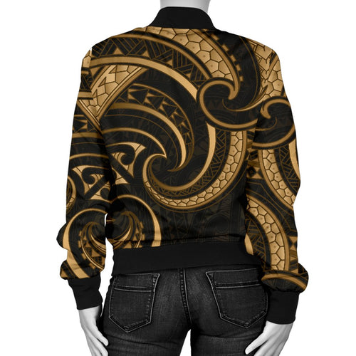 new-zealand-maori-mangopare-women-bomber-jacket-polynesian-gold
