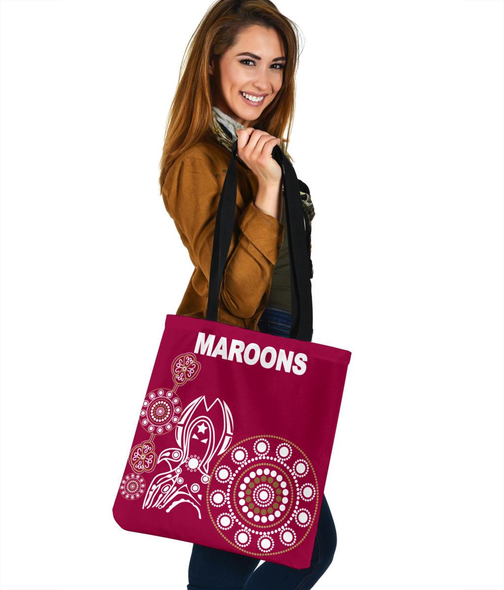 queensland-tote-bags-maroons-simple-indigenous